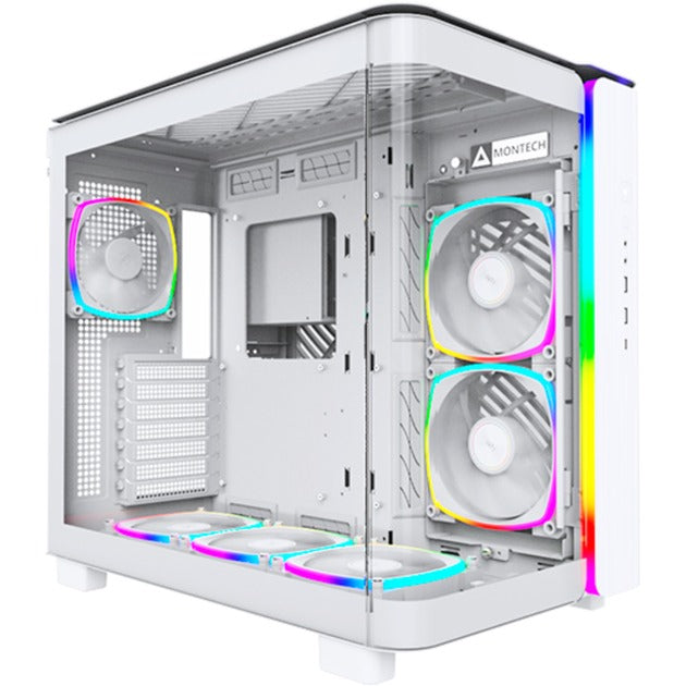Afbeelding laden in galerijviewer, Montech king 95 pro midi tower behuizing (wit | 2x usb-a | 1x usb-c | rgb | tempered glass)
