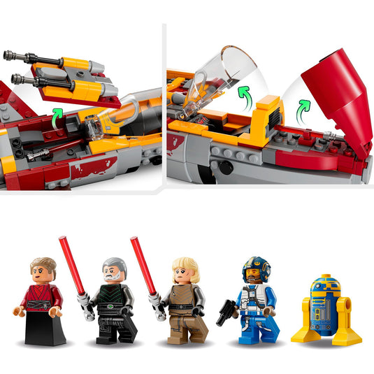 Lego star wars - new republic e-wing vs. shin hati's starfighter constructiespeelgoed (75364)