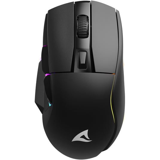 Sharkoon skiller sgm50w gaming muis (zwart, 400 - 6400 dpi, rgb leds)