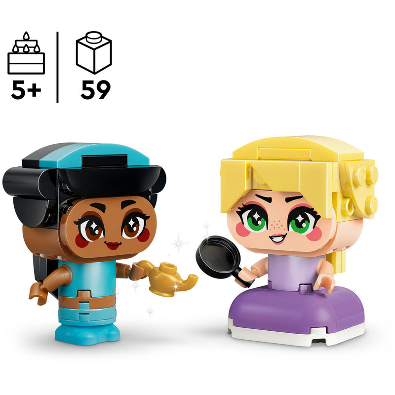 Afbeelding laden in galerijviewer, Lego disney princess 43303 mini jasmine en rapunzel
