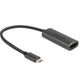 Delock usb-c (male) > hdmi (female) (dp alt mode) adapter (grijs, 0,2 meter)