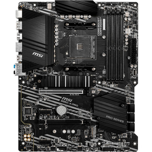 Msi b550-a pro socket am4 moederbord (zwart, raid, gb-lan, sound, atx)