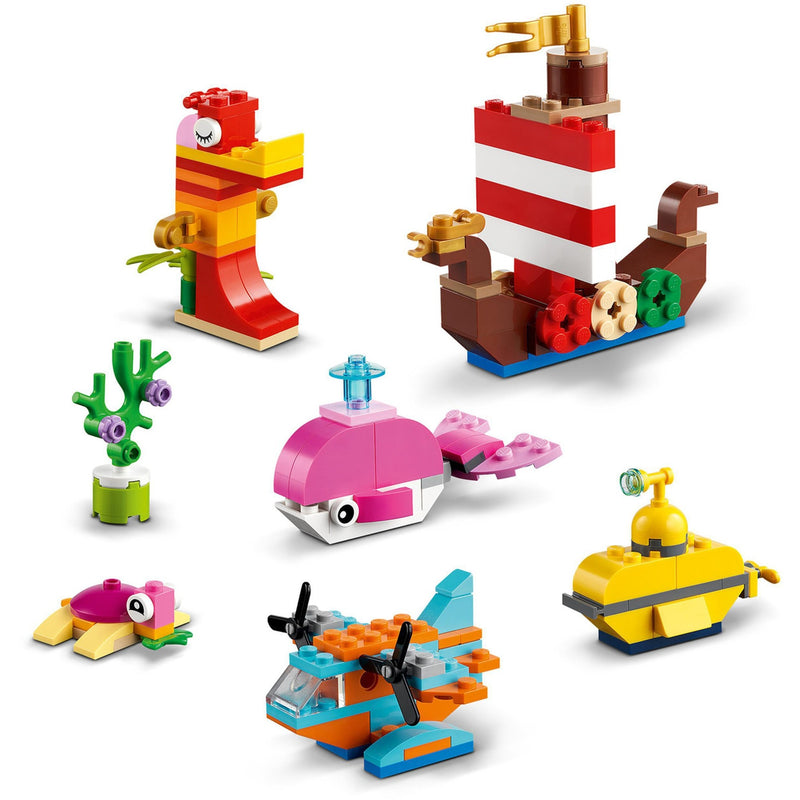 Afbeelding laden in galerijviewer, Lego classic - creatief zeeplezier constructiespeelgoed (11018)
