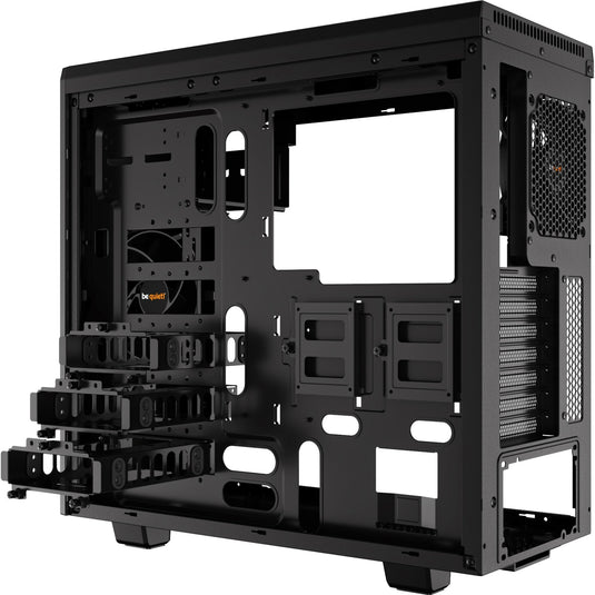 Be quiet! pure base 600 midi tower behuizing (zwart | 2x usb-a)