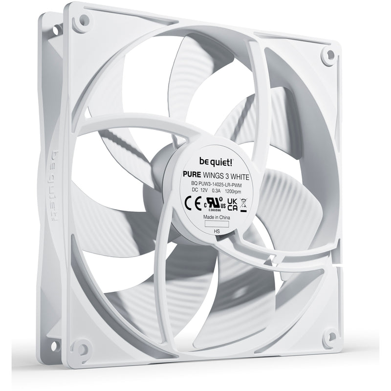 Afbeelding laden in galerijviewer, Be quiet! pure wings 3 pwm case fan (wit, 140 x 140 x 25 mm)
