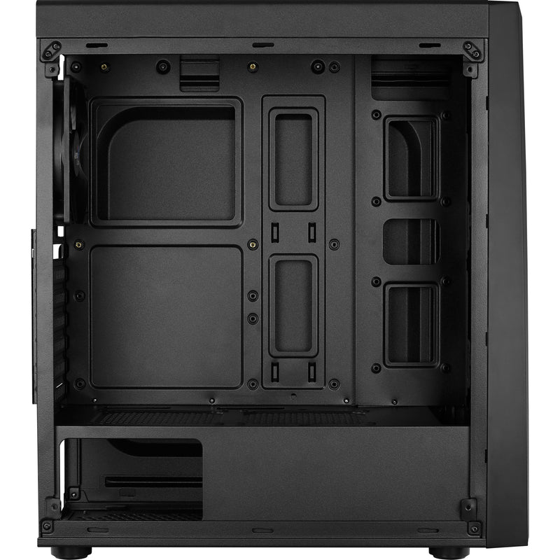 Afbeelding laden in galerijviewer, Aerocool bolt midi tower behuizing (zwart | 3x usb-a | rgb | window)
