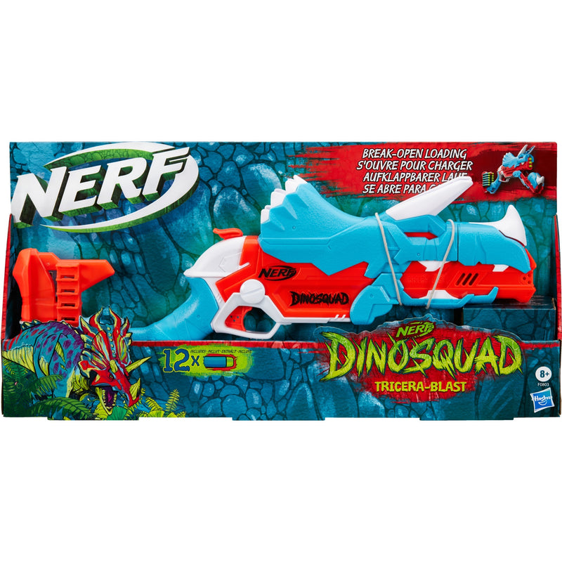 Afbeelding laden in galerijviewer, Hasbro nerf dinosquad tricera-blast nerf-gun
