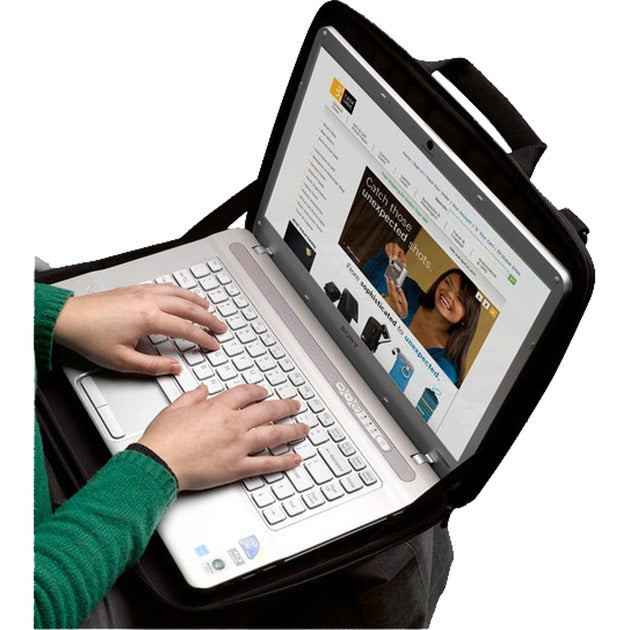 Afbeelding laden in galerijviewer, Case logic 16 hardshell laptop sleeve qns-116k laptoptas (retail)
