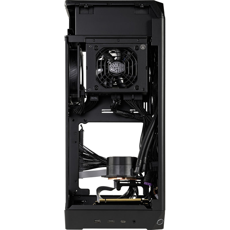 Afbeelding laden in galerijviewer, Cooler master ncore 100 max mini tower behuizing (donkergrijs | 2x usb-a | 1x usb-c)
