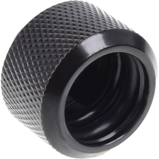 Alphacool eiszapfen 16mm hardtube compression fitting g1 4 - sixpack schroevenset (zwart)
