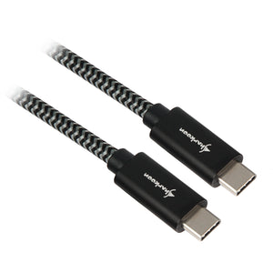 Sharkoon usb-c 3.2 gen 2 kabel (zwart grijs, 0,5 meter)