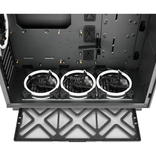 Sharkoon pure steel rgb midi tower behuizing (zwart | 2x usb-a | rgb | window)