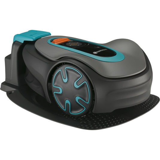 Gardena robotmaaier sileno minimo 500 (grijs turquoise, 500 m², li-ion accu + basisstation inbegrepen, bluetooth)