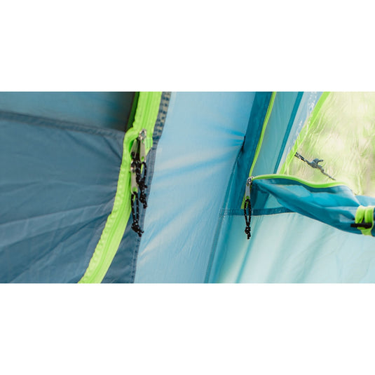 Coleman meadowood 4l tent – tent 4 persoons – verduisterende tent - grijs blauw
