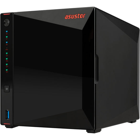 Asustor nimbustor 4 as5404t nas (zwart, 2x lan, usb, hdmi)