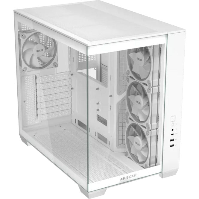 Afbeelding laden in galerijviewer, Asus a32 plus midi tower behuizing (wit | 2x usb-a | 1x usb-c | rgb | tempered glass)
