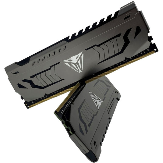Patriot 16 gb ddr4-3200 kit werkgeheugen (grijs, pvs416g320c6k, viper steel, xmp)