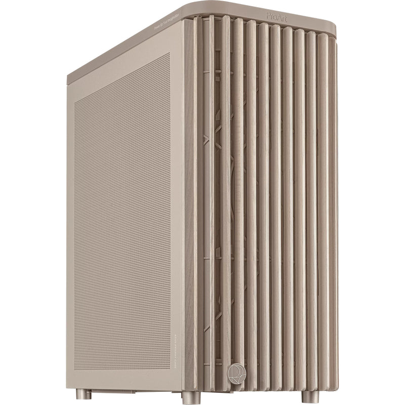 Afbeelding laden in galerijviewer, Asus proart pa401 wood edition - mesh panel midi tower behuizing (beige houtkleur | 2x usb-a | 1x usb-c)
