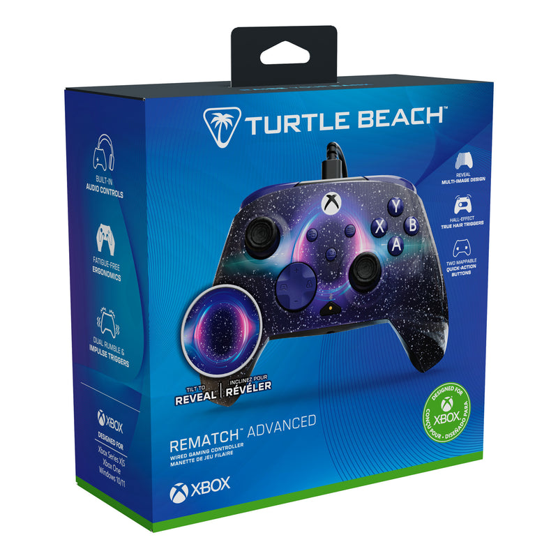Afbeelding laden in galerijviewer, Turtle beach rematch geavanceerde bedrade controller (dark cosmos, xbox serie x|s, xbox one, pc)
