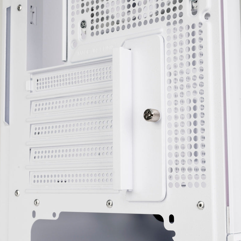 Afbeelding laden in galerijviewer, Silverstone lucid 04 mini tower behuizing (wit | 2x usb-a | 1x usb-c | rgb | tempered glass)
