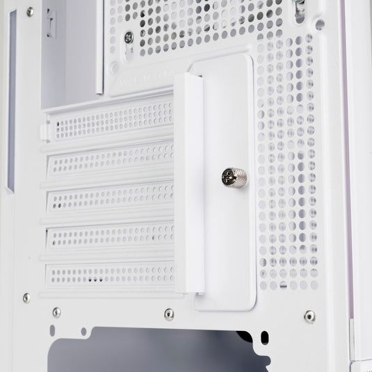Silverstone lucid 04 mini tower behuizing (wit | 2x usb-a | 1x usb-c | rgb | tempered glass)