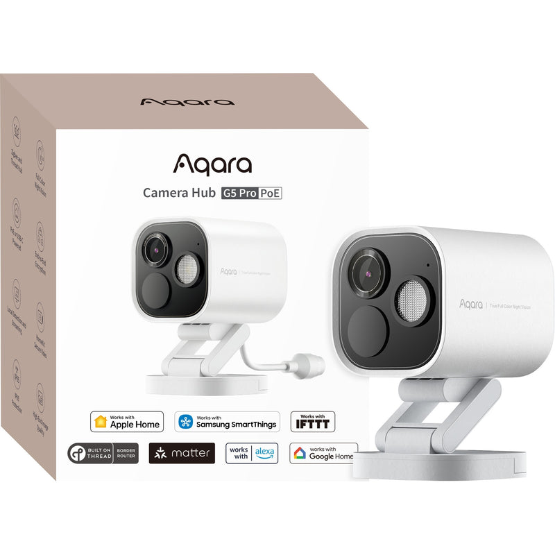 Afbeelding laden in galerijviewer, Aqara camera hub g5 pro poe (wit, kleurennachtzicht)
