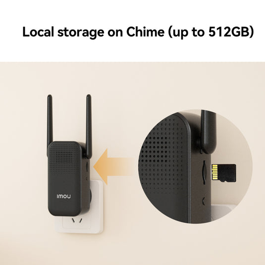 Imou doorbell 3 kit (zwart)