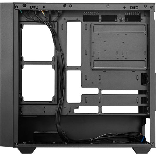 Chieftec night hunter midi tower behuizing (zwart | 2x usb-a | 1x usb-c | tempered glass)