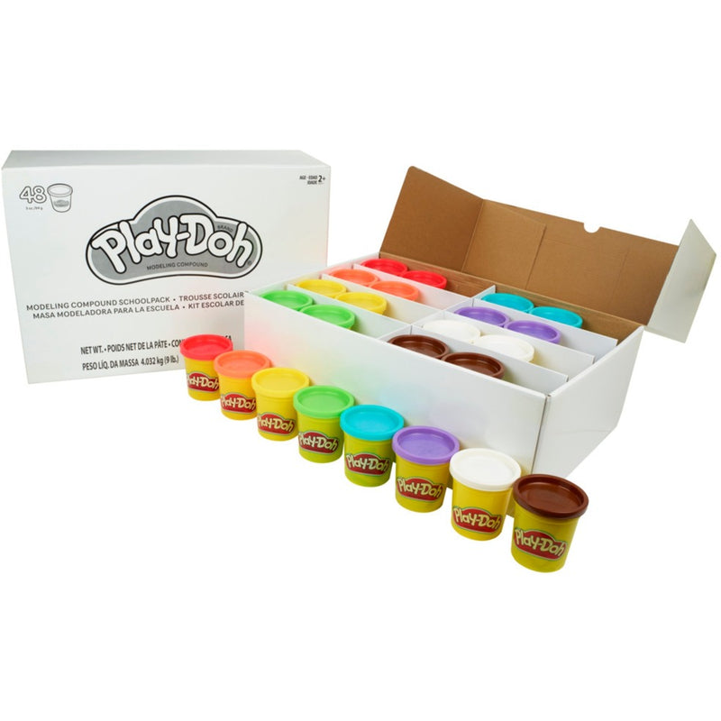 Afbeelding laden in galerijviewer, Hasbro play-doh modeling compound schoolpack klei (48 stuks)
