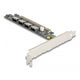 Delock pci express x16 card to 4 x internal sff-8654 4i nvme netwerkadapter