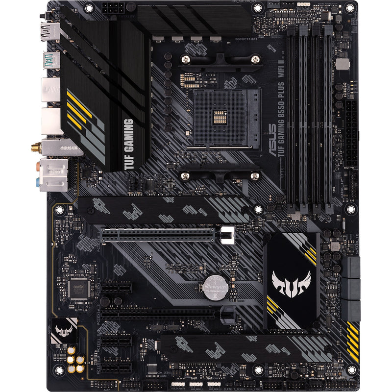 Afbeelding laden in galerijviewer, Asus tuf gaming b550-plus wifi ii socket am4 moederbord (zwart, raid, gb-lan, wi-fi 6, bt, sound, atx)
