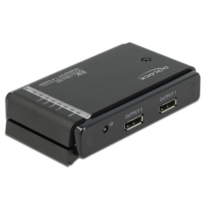Afbeelding laden in galerijviewer, Delock displayport switch 2x 2 displayport in naar 1x 2 displayport out (zwart)
