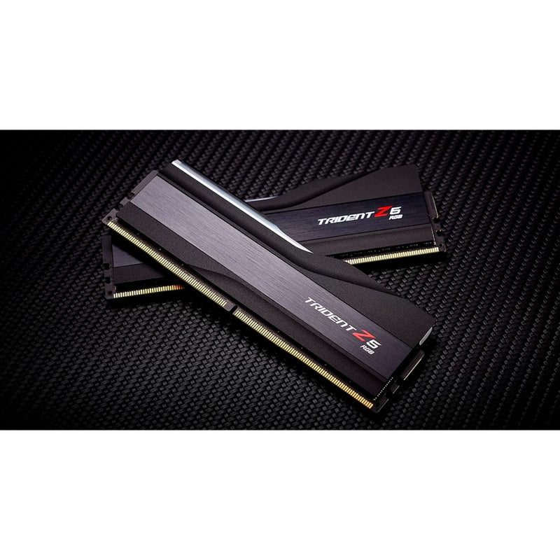 Afbeelding laden in galerijviewer, G.skill 64 gb ddr5-6000 kit werkgeheugen (zwart, f5-6000j3636f32gx2-tz5rk, trident z5 rgb, xmp)
