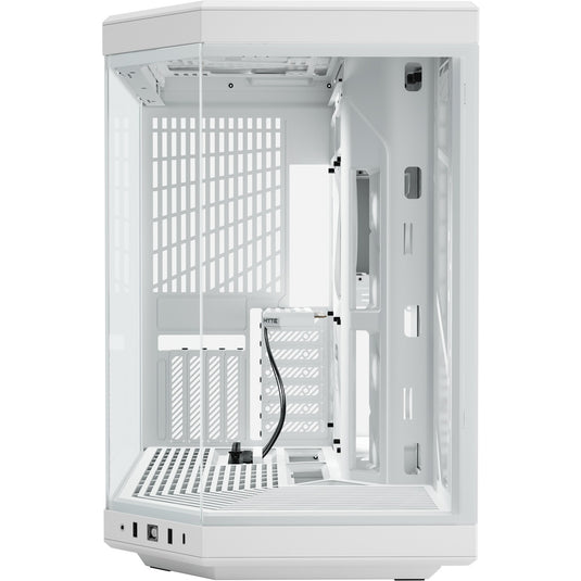 Hyte y70 midi tower behuizing (wit | 2x usb-a | 1x usb-c | tempered glass)