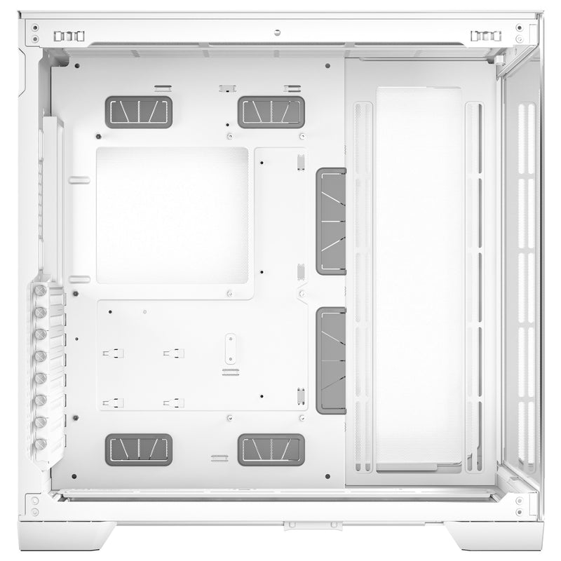 Afbeelding laden in galerijviewer, Antec c8 aluminum midi tower behuizing (wit zilver | 2x usb-a | 1x usb-c | tempered glass)
