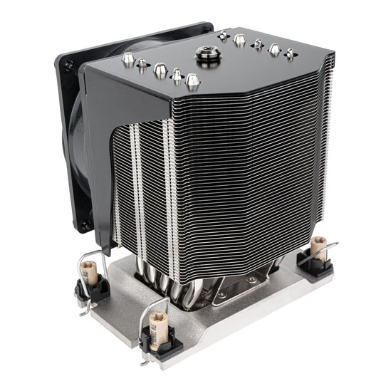 Silverstone sst-xe04-4677vb cpu-koeler (zwart, 4-pins pwm fan-connector)