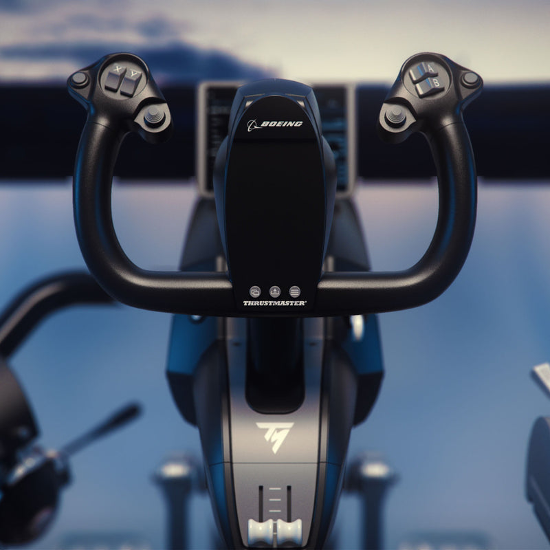 Afbeelding laden in galerijviewer, Thrustmaster tca yoke pack boeing edition gaming set (zwart grijs, pc, xbox one, xbox series x|s)

