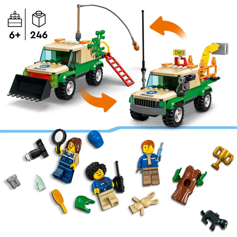 Afbeelding laden in galerijviewer, Lego city - wilde dieren reddingsmissies constructiespeelgoed (60353)
