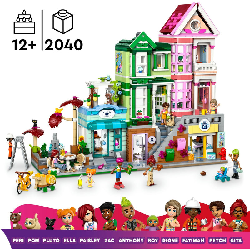 Afbeelding laden in galerijviewer, Lego friends - heartlake city appartementen en winkels constructiespeelgoed (42670)
