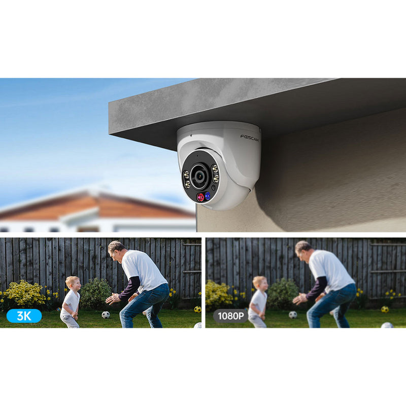 Afbeelding laden in galerijviewer, Foscam w5ep, 3k 5mp qhd poe ip camera (zwart)
