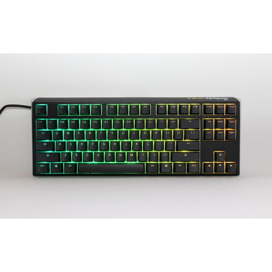 Ducky one 3 classic tkl rgb mechanisch toetsenbord (zwart, us lay-out (qwerty), cherry mx speed silver, 80% (tkl), rgb leds, double-shot pbt, hot-swappable, quack mechanics)