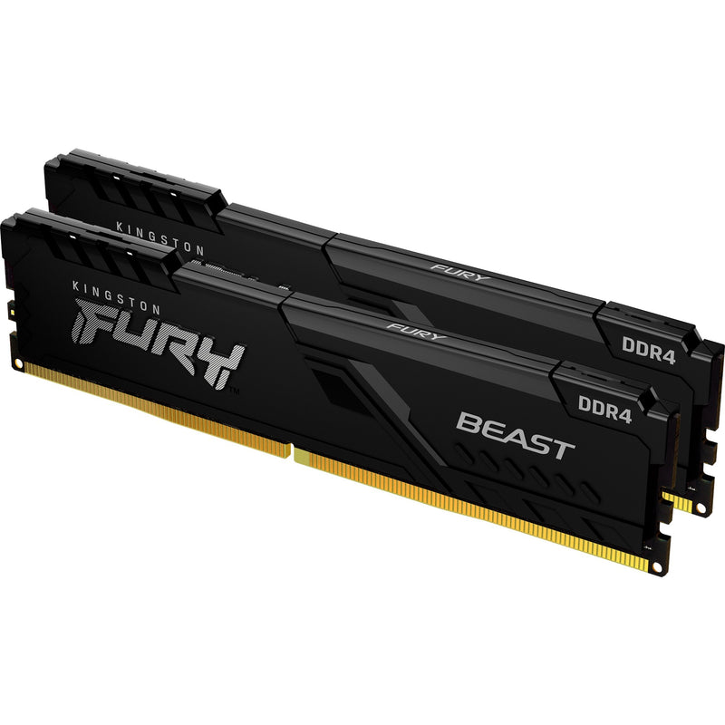 Afbeelding laden in galerijviewer, Kingston fury beast 32 gb ddr4-3200 (2x 16 gb) werkgeheugen (zwart, kf432c16bbk2 32, xmp 2.0)
