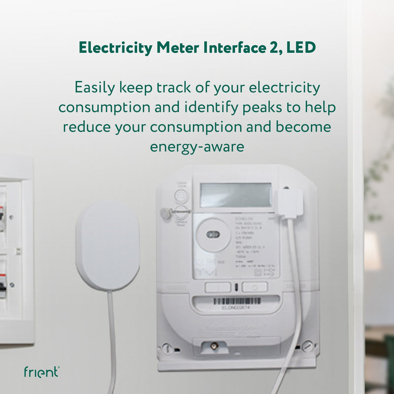 Afbeelding laden in galerijviewer, Ty frient electrici meter interface 2, led energiebesparing (wit, zigbee 3.0)
