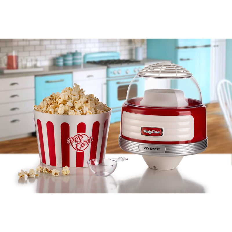 Afbeelding laden in galerijviewer, Ariete party time pop corn xl machine 2957 00 popcornmaker (rood wit)
