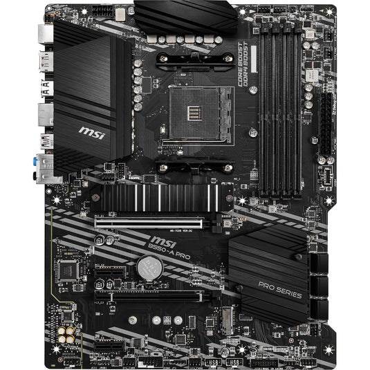 Msi b550-a pro socket am4 moederbord (zwart, raid, gb-lan, sound, atx)