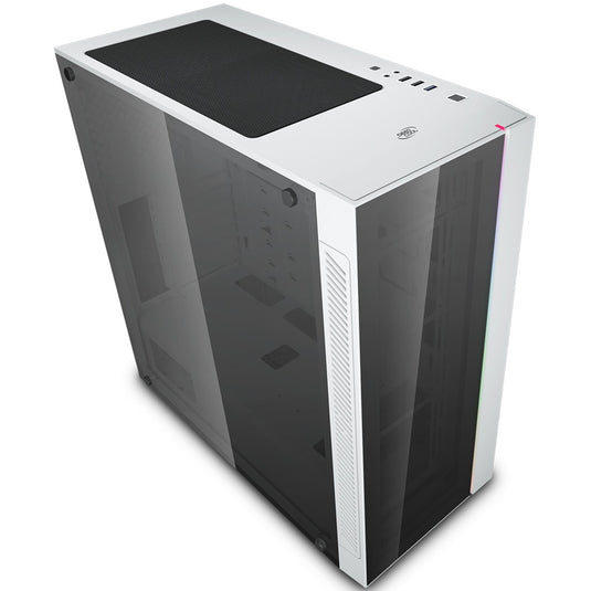 Deepcool matrexx 55 v3 add-rgb 3f midi tower behuizing (wit | 3x usb-a | rgb)