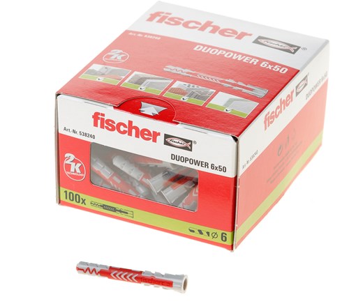 Afbeelding laden in galerijviewer, Fischer duopower 6x50 100 st - 538240
