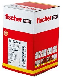 Afbeelding laden in galerijviewer, Fischer nagelplug n 8x60 z 50 st
