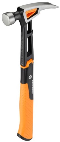Afbeelding laden in galerijviewer, Fiskars isocore™ serie - timmermanshamer - 450g - ergonomische greep - roestvrij
