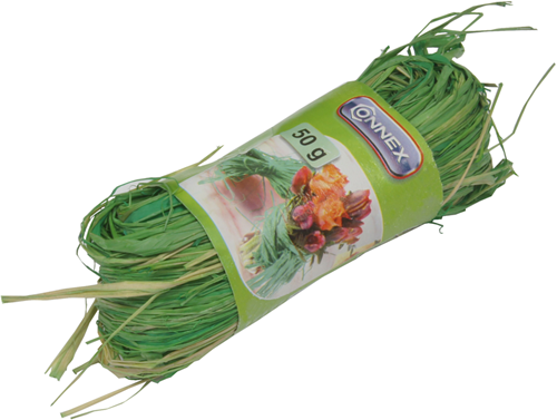 Afbeelding laden in galerijviewer, Connex raffia groen 50g - flor78665
